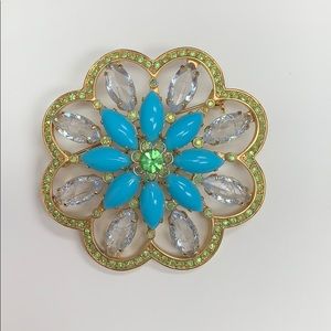 4/$19🔥 Statement flower brooch